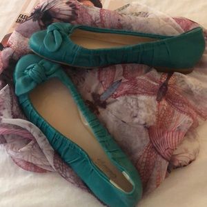 👡Talbots leather ballet flats, never worn